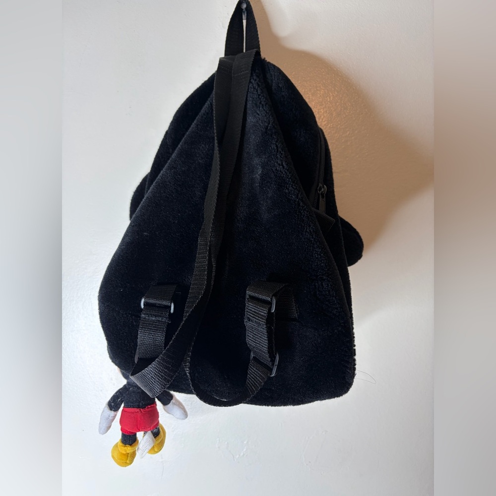 Disney Vintage Mickey Mouse Head Plush Backpack - Picture 8 of 8
